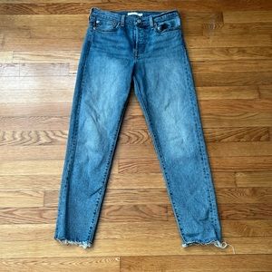 Levi’s Womens Wedge Jeans High Waisted Button Fly Size 28